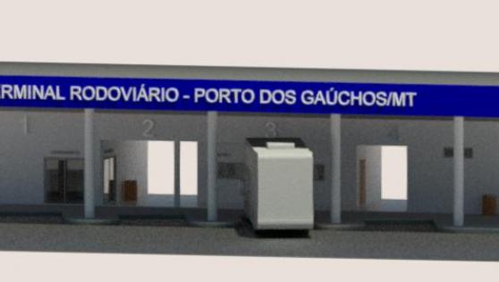 O Novo Terminal Rodoviário de Porto dos Gaúchos. Moderno e Ampliado.